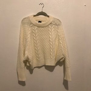 NWOT moon & madison beige knit sweater